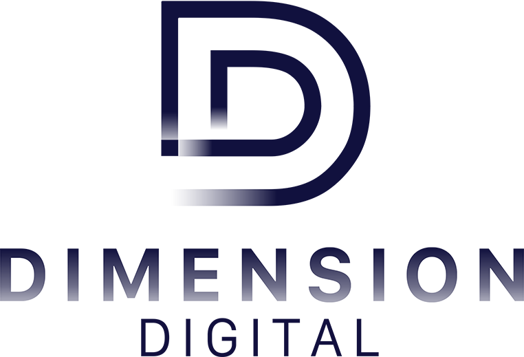 Dimension Digital Dark Blue Logo