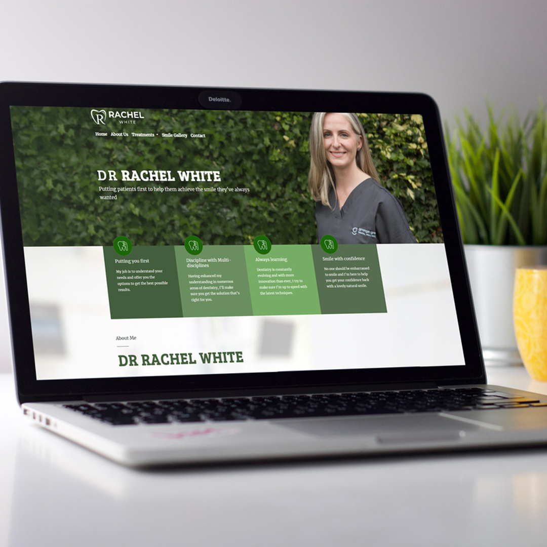 Dr Rachel White Website Design by Dimension Digital